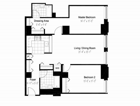 Eleven80 floor plan